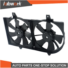 TOPPARTZ Radiator Condenser Cooling Fan Assembly 2002 2003-2006 For Nissan Sentra