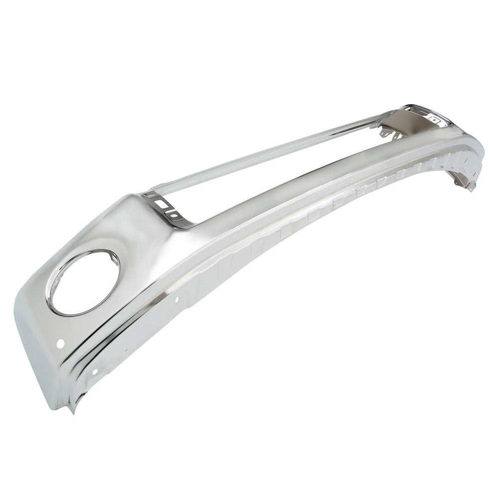 TOPPARTZ Steel Front Bumper For 2007-2013 Toyota Tundra With Sensor Hole Chrome