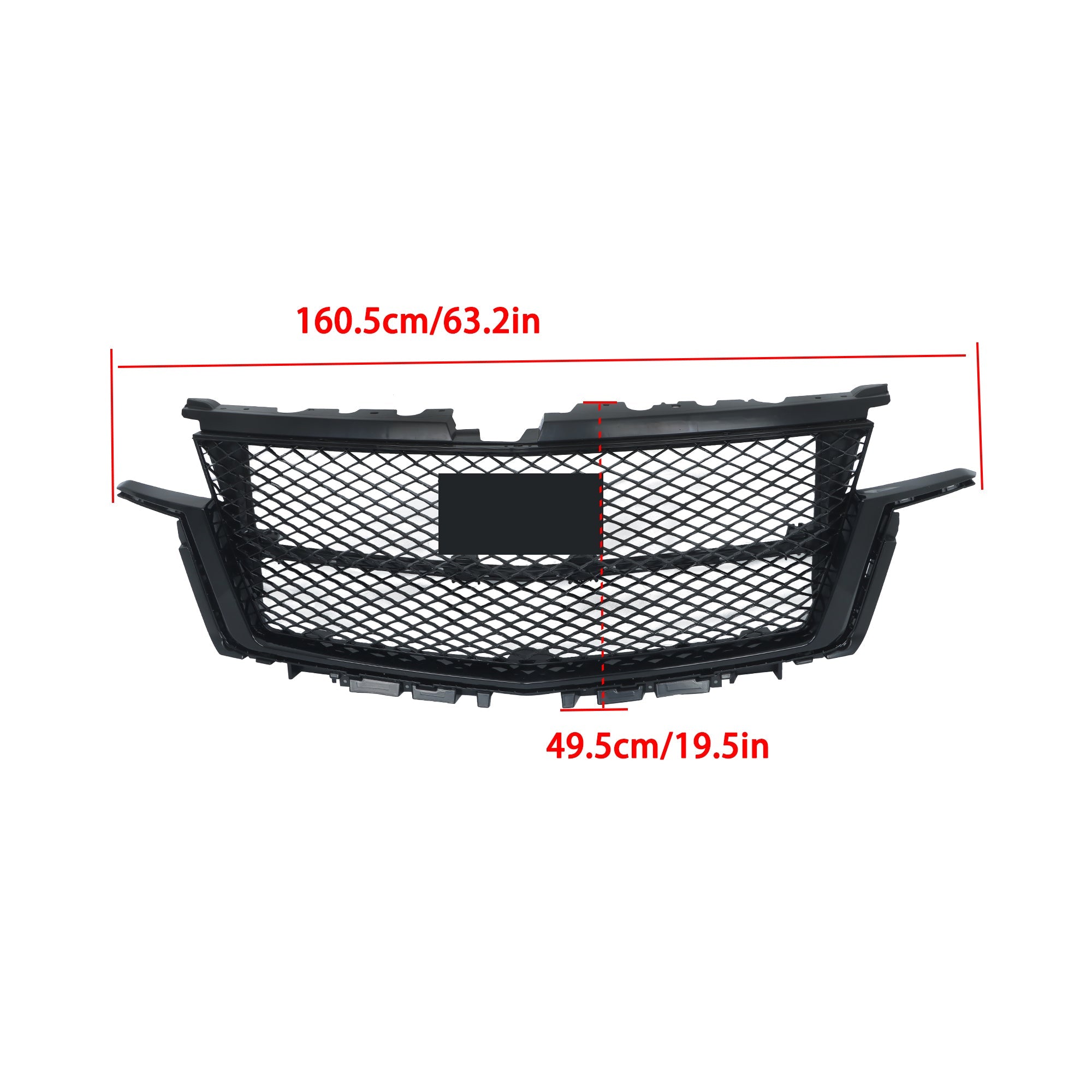 TOPPARTZ Front Bumper Upper Grille Black For 2021-2023 Cadillac Escalade 84830289