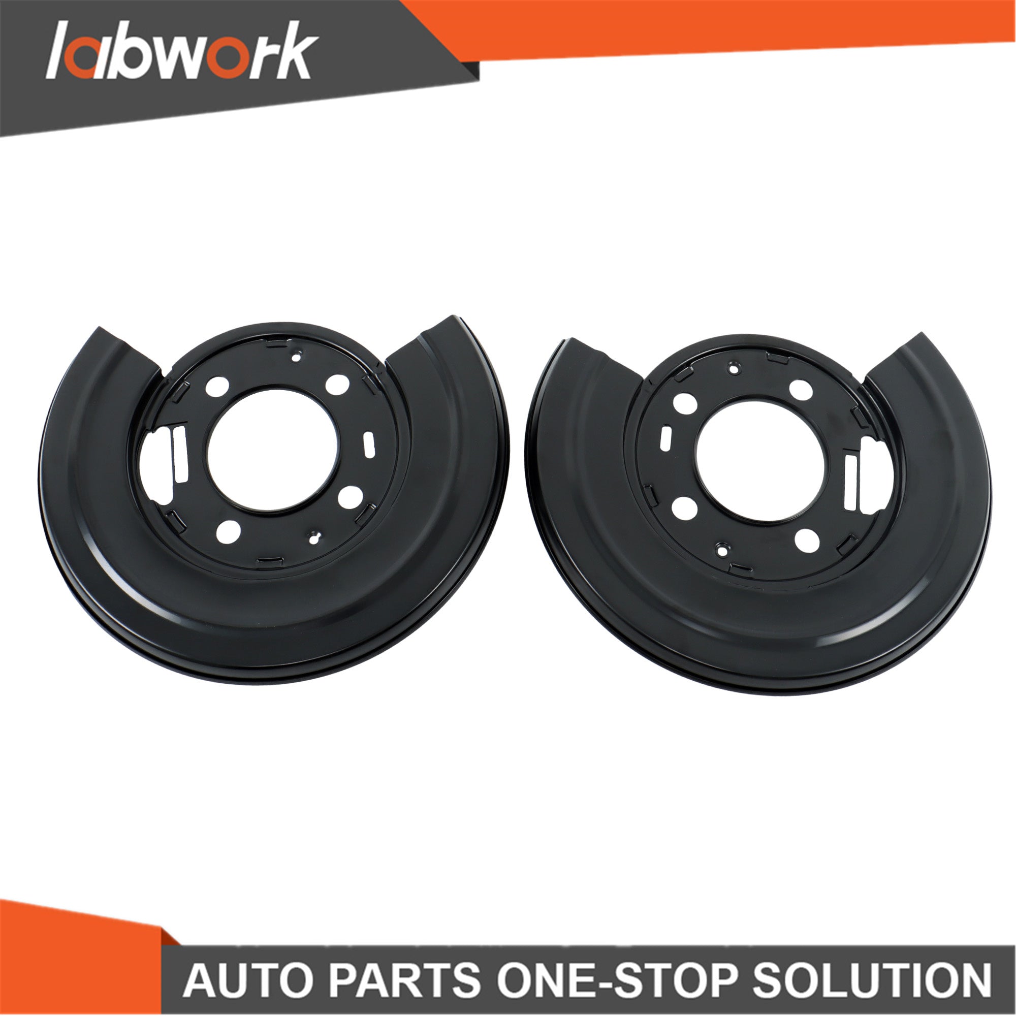 TOPPARTZ Pair LH & RH Brake Plates Dust Shield for Ford F-250 F-350 Super Duty