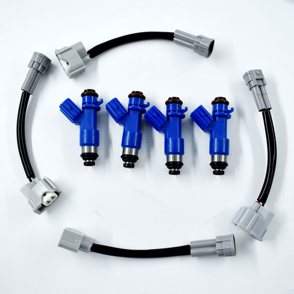 TOPPARTZ Fuel Injectors w/ Adapters For 1997-2001 Honda?Civic Acura?Integra 4pcs
