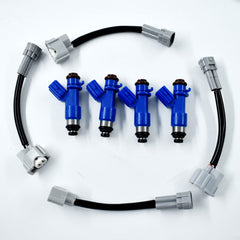 TOPPARTZ Fuel Injectors w/ Adapters For 1997-2001 Honda?Civic Acura?Integra 4pcs