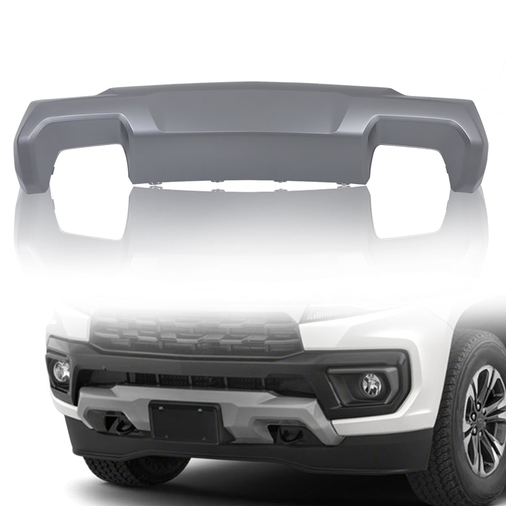 TOPPARTZ Front Bumper Fascia Skid Plate Dark Silver For 2021-2022 Colorado