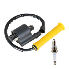 For Honda Rancher 420 2007-2013 30510-HP5-601 Ignition Coil & Spark Plug W/Cap