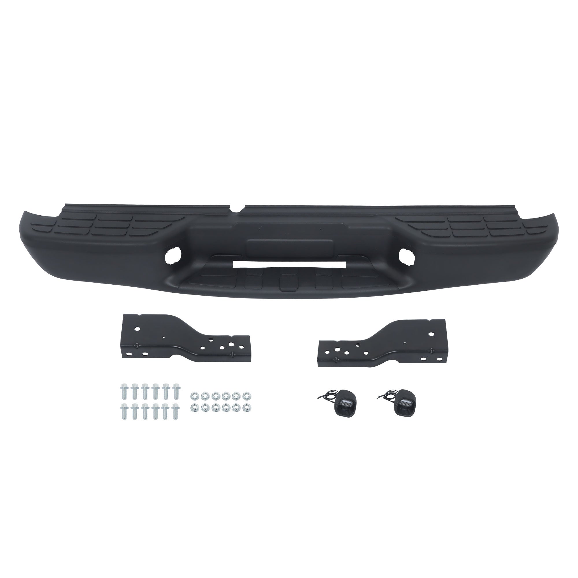 TOPPARTZ Rear Bumper Assembly For 1998-2004 Chevrolet S10 GMC Sonoma Fleetside