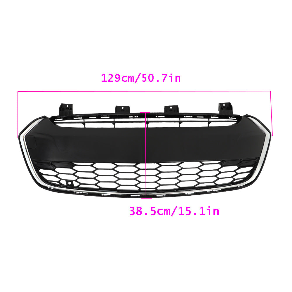 TOPPARTZ Front Bumper Lower Honeycomb Grill For 17-20 Chevrolet Sonic LT 42497011