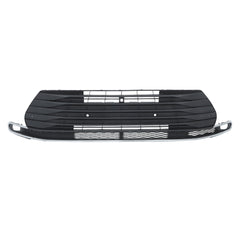 TOPPARTZ Front Lower Grille For 2021-2023 Toyota Sienna Matte Blk+Chrome Plastic