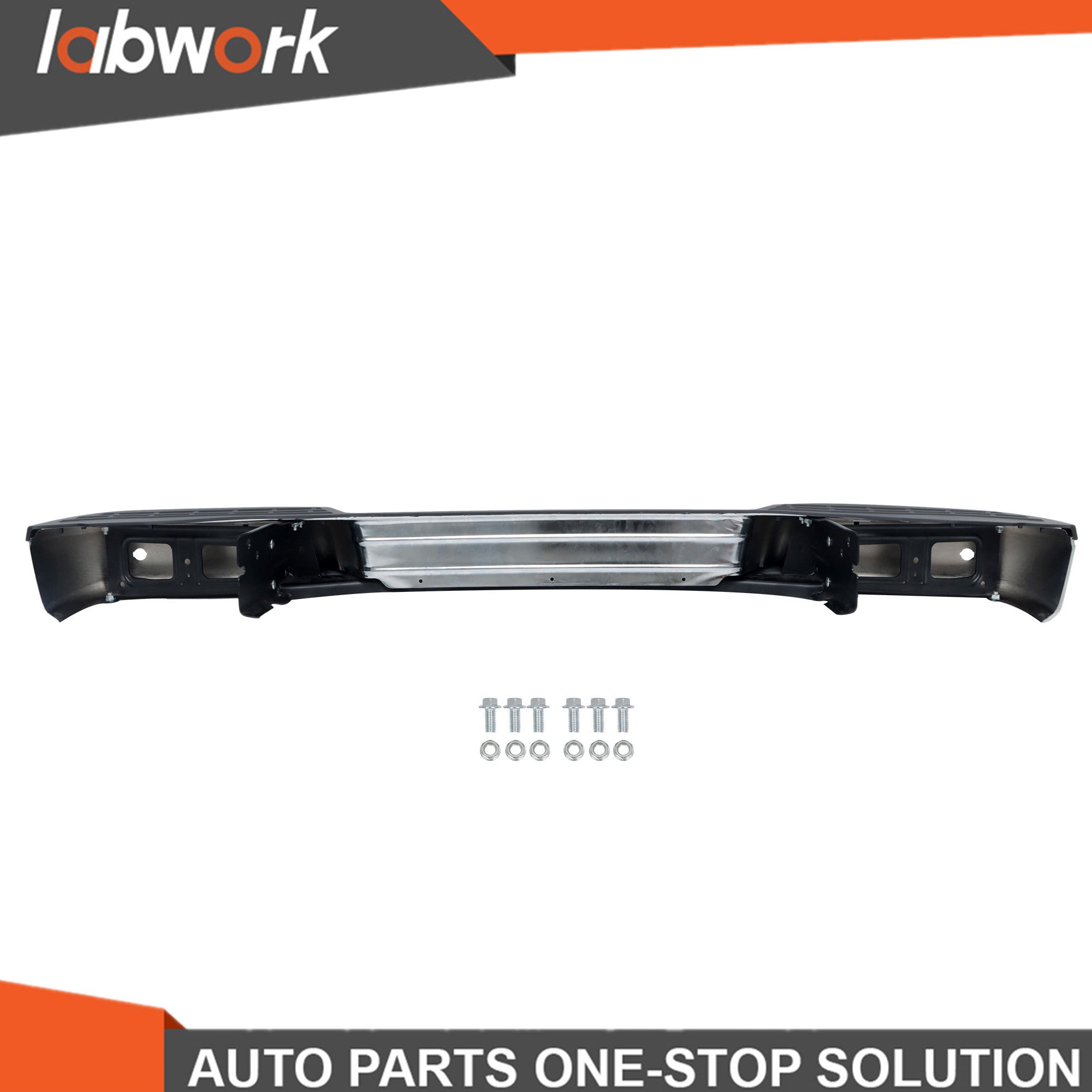 TOPPARTZ Rear Bumper Assembly Face Bars Chrome For Nissan NV1500 NV2500 2012-2021