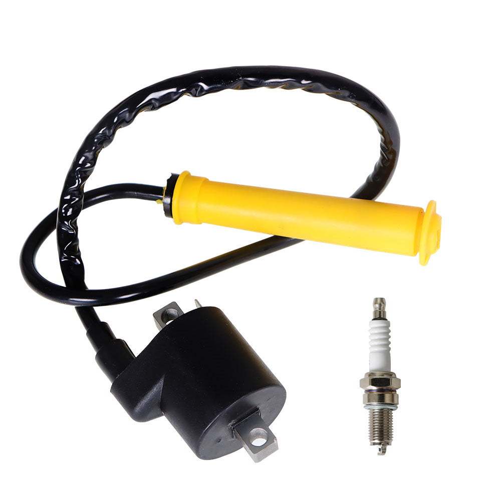 For Honda FOURTRAX FOREMAN 500 TRX500 FE/FM 2005 - 2011 Ignition Coil Spark Plug
