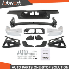 TOPPARTZ Chrome Rear Step Bumper Assembly For 2014-21 Toyota Tundra W/Sensor Hole