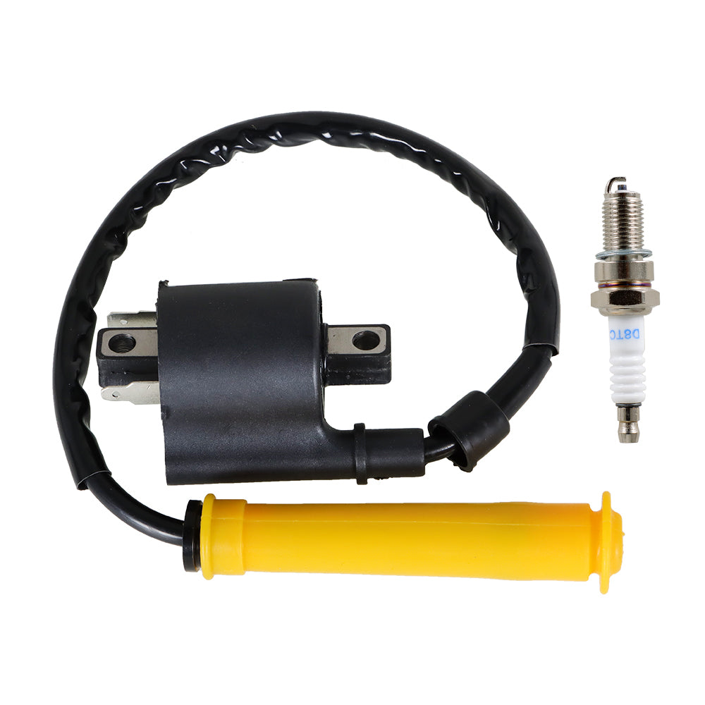For Honda Rancher 420 2007-2013 30510-HP5-601 Ignition Coil & Spark Plug W/Cap