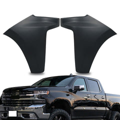 TOPPARTZ Driver+Passenger Side Front Bumper End Cap For 2019-22 Chevy Silverado