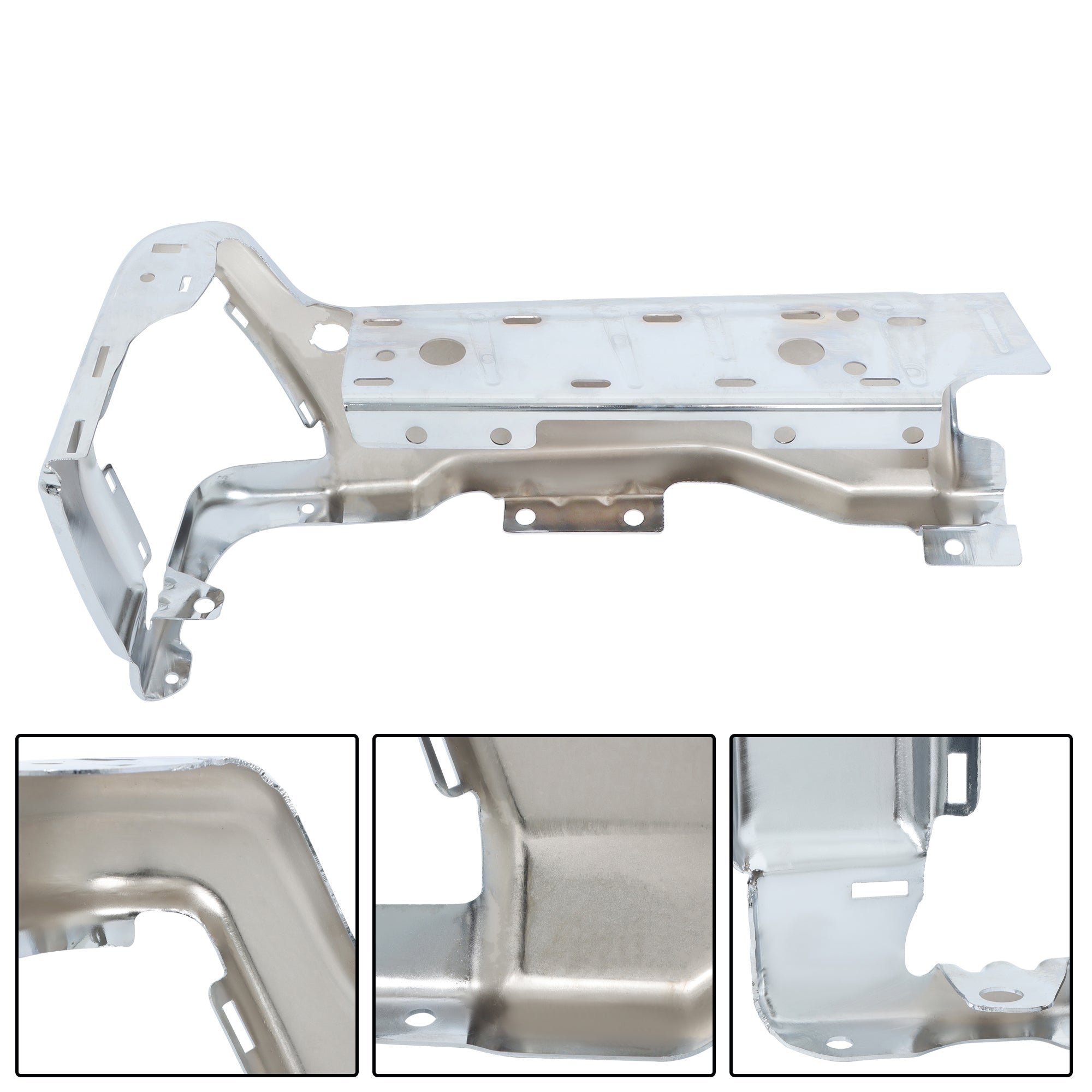 TOPPARTZ Rear Bumper End Caps Pair Chrome For 2023-2025 Ford F-250 F-350 F-450