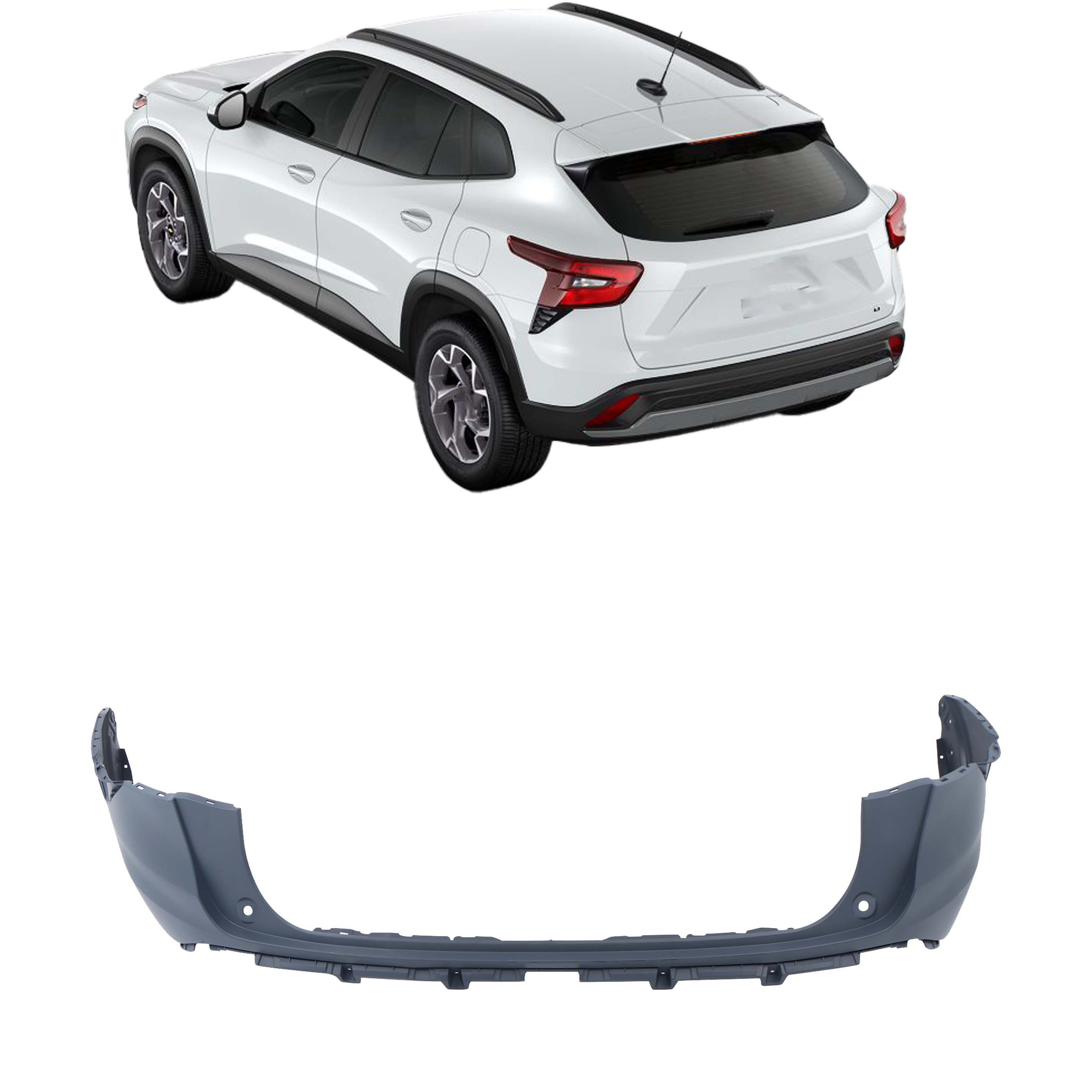 TOPPARTZ Rear Upper Bumper Cover Fit For 2024-2025 Chevrolet Trax 42875229