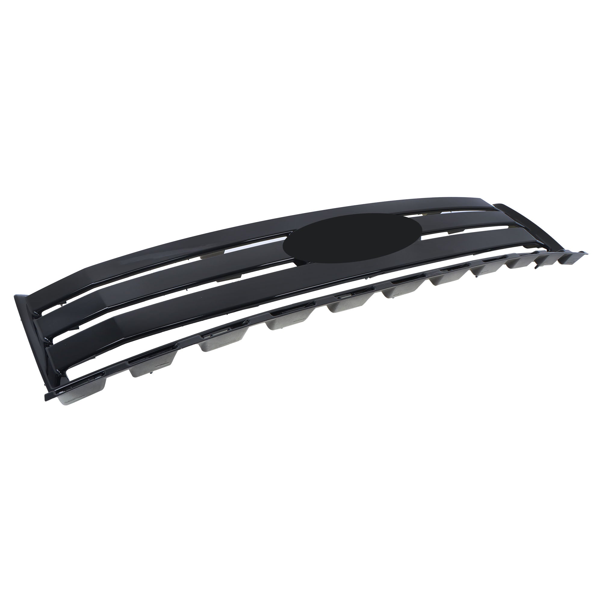 TOPPARTZ Front Bumper Upper Grille Gloss Black For 2007 2008-2010 Ford Edge