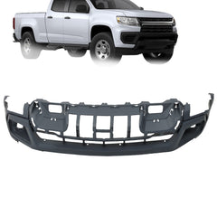 TOPPARTZ Front Bumper Cover For 21-22 Chevrolet Colorado W/Tow Hook Hole Primed