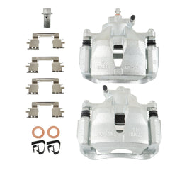 TOPPARTZ Front Left & Right Brake Calipers w/ Bracket For 2002-06 Toyota Camry L4