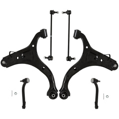 TOPPARTZ Front Lower Control Arms Tierods Sway Bar Kit For 10-13 Hyundai Kia 3.5L