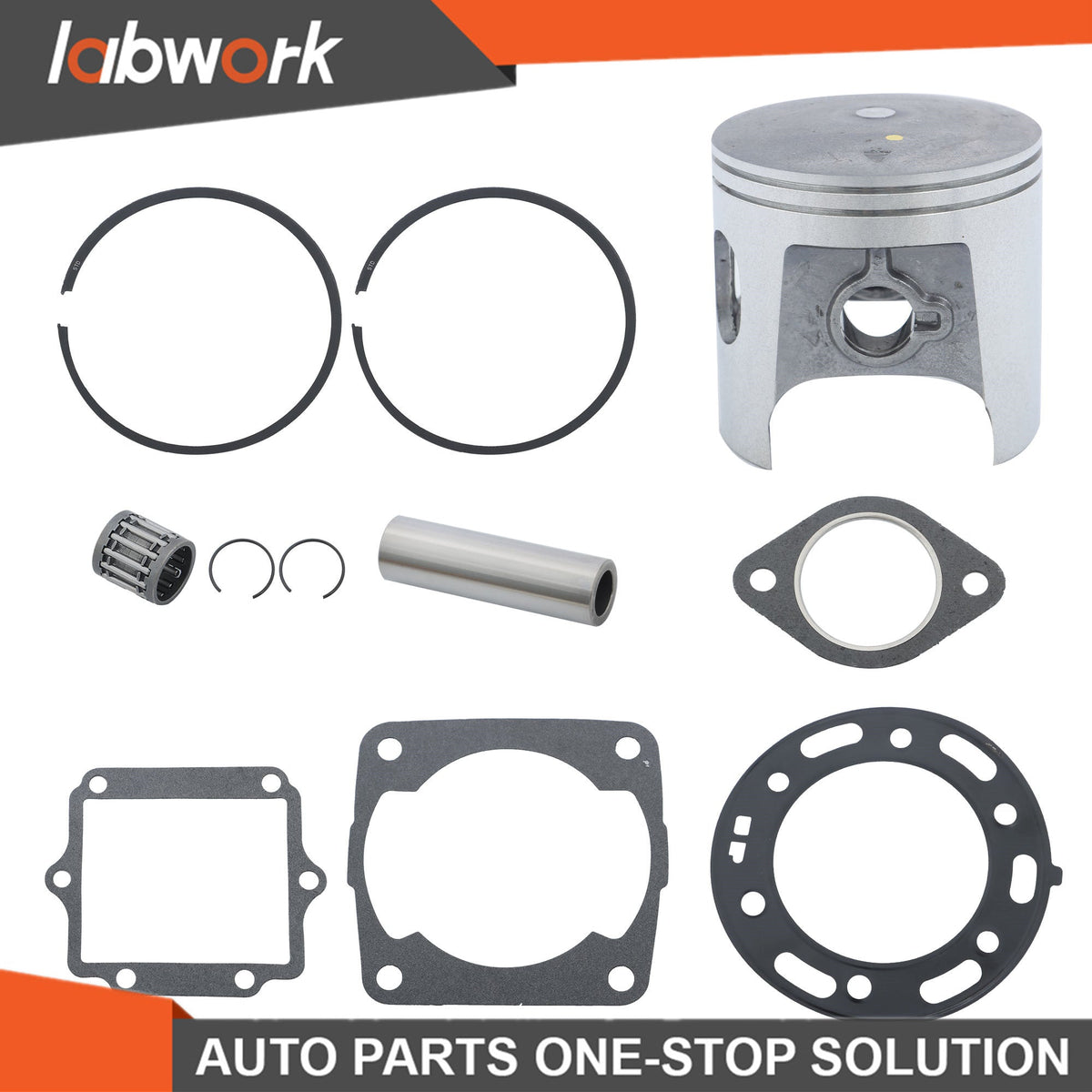toppartz Standard Bore Top End Repair piston Kit For Polaris 400 2-Stroke 83mm
