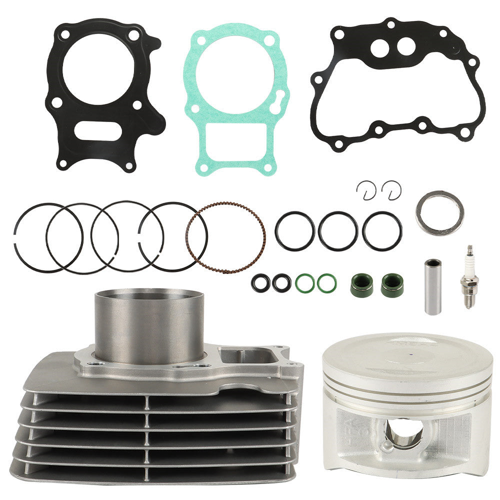 Top End Rebuild Kit Cylinder Piston Gaskets 68.5mm For Honda Recon 250 2002-2022