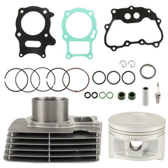 Top End Rebuild Kit Cylinder Piston Gaskets 68.5mm For Honda Recon 250 2002-2022