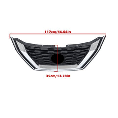 TOPPARTZ Upper Grille Plastic For 2021-23 Nissan Rogue S/ 23 SL W/o Carmera Hole