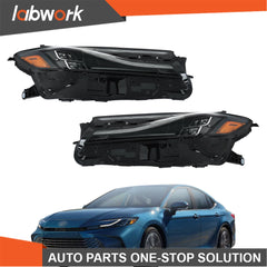 TOPPARTZ Headlights For Toyota Camry XLE 2025 Dual Projector LED Left&Right Side