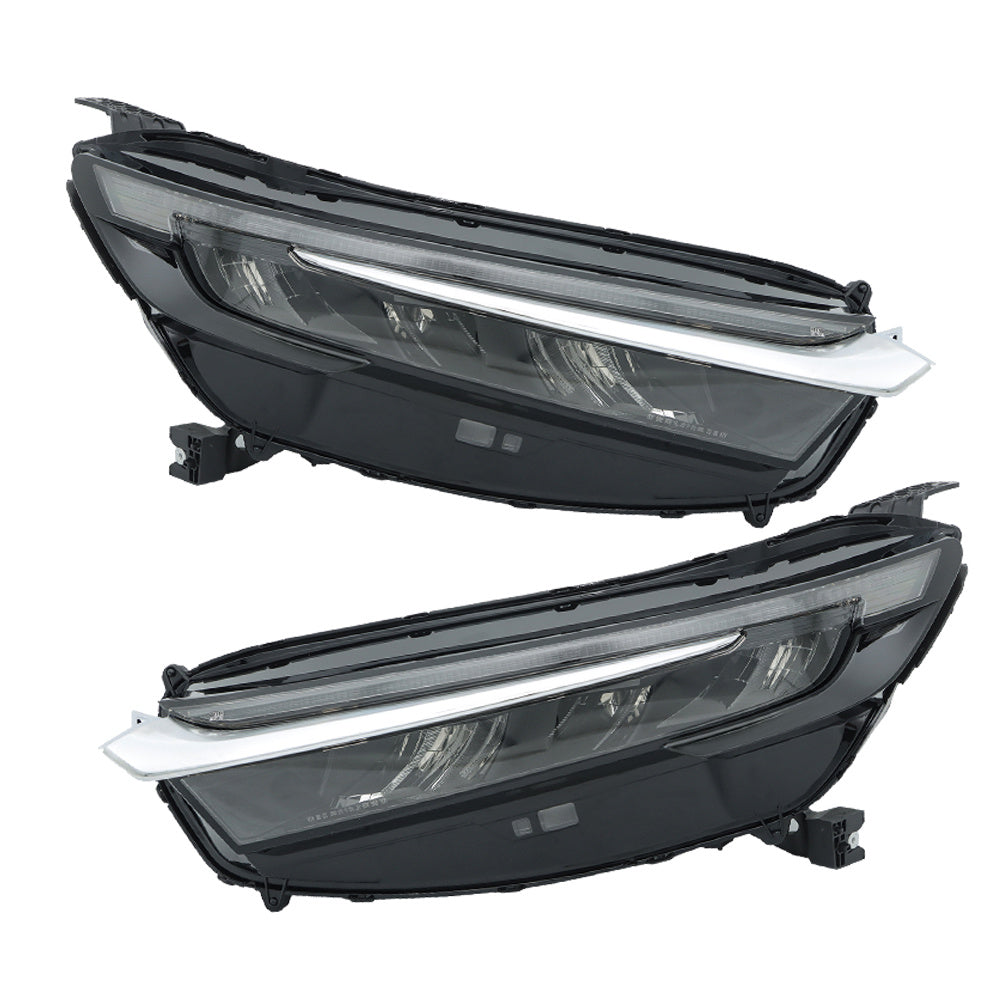 TOPPARTZ Left+Right LED Headlights Fit For 2023-2024 Honda CRV Electroplated Trim