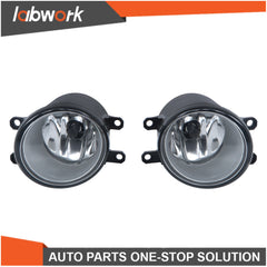 TOPPARTZ Fog Lights Lamp+Cover Fit For Toyota Yaris 2 Door Hatchback 2006-2008