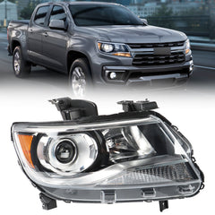 TOPPARTZ Right Headlights For 2015-2021 Chevy Colorado LT/Z71/ZR2 Halogen Chrome