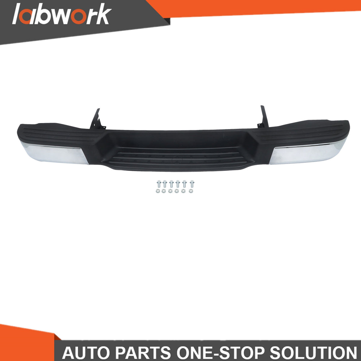 TOPPARTZ Rear Bumper Assembly For Nissan NV1500 NV2500 2012-2021 Chrome W/o Park