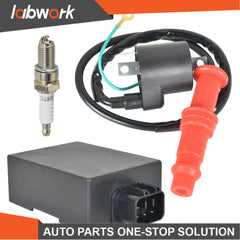 toppartz Ignition Coil Spark Plug CDI For Polaris Sportsman 400 SCRAMBLER 500 04