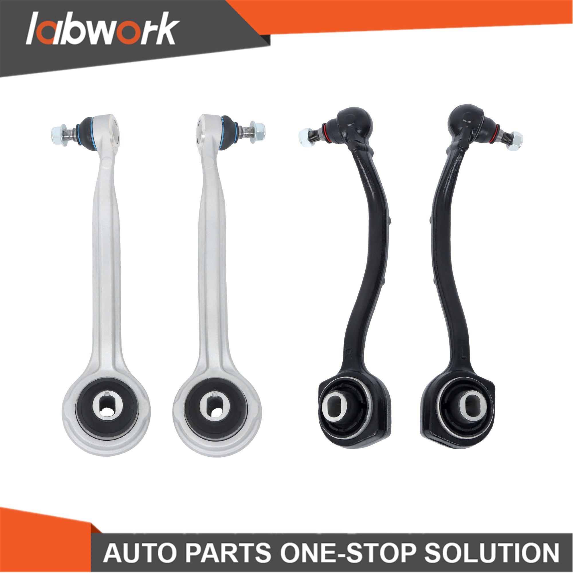 TOPPARTZ Front Upper Forward Lower Rearward Control Arms For Mercedes-Benz 01-08