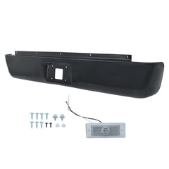 TOPPARTZ Rear Bumper For 2007-2013 Silverado 1500 Fleetside W/LED License Lamp