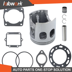 toppartz Standard Bore Top End Repair piston Kit For Polaris 400 2-Stroke 83mm