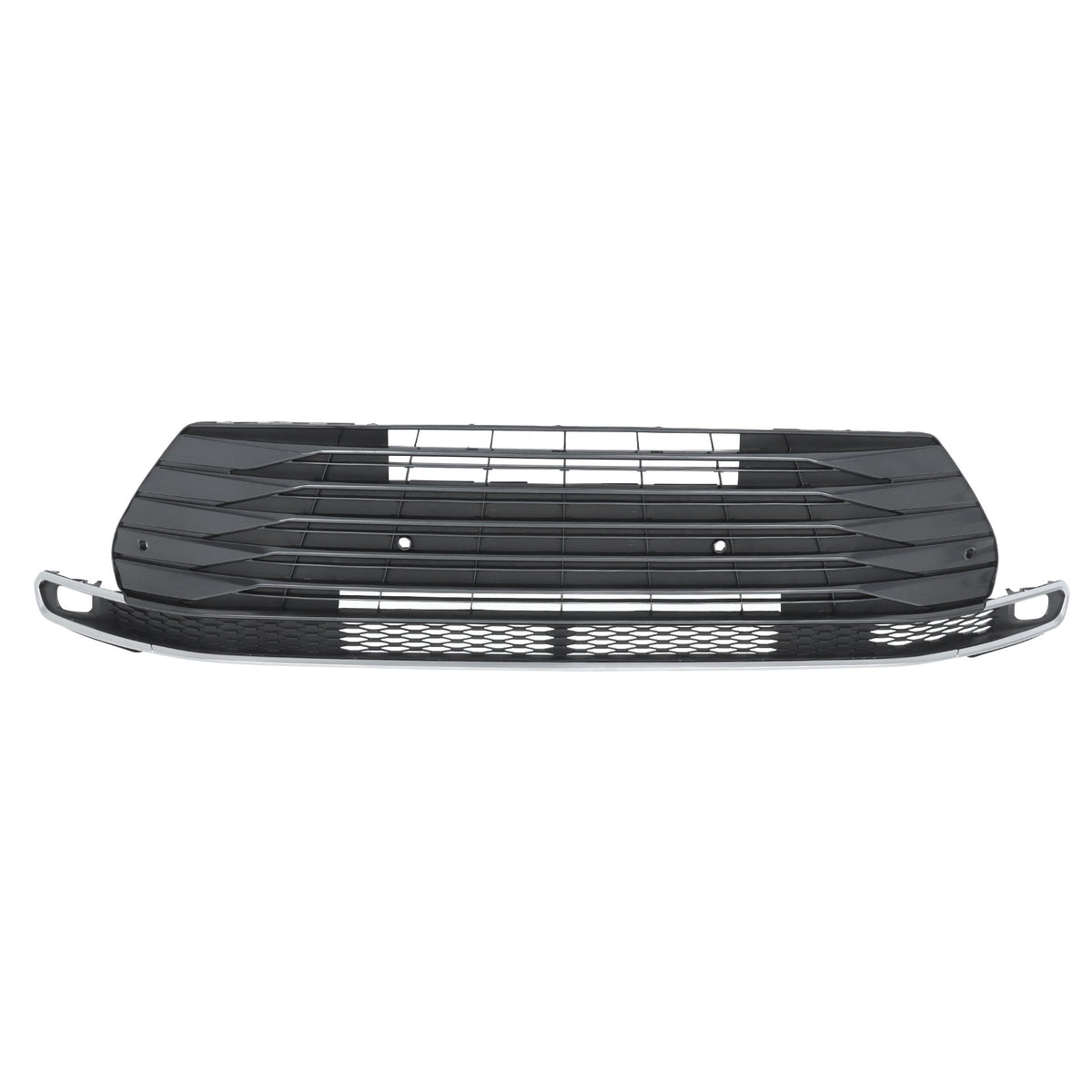 TOPPARTZ Lower Grille Gloss Blk W/ Sensor Hole For 2021-23 Toyota Sienna Plastic