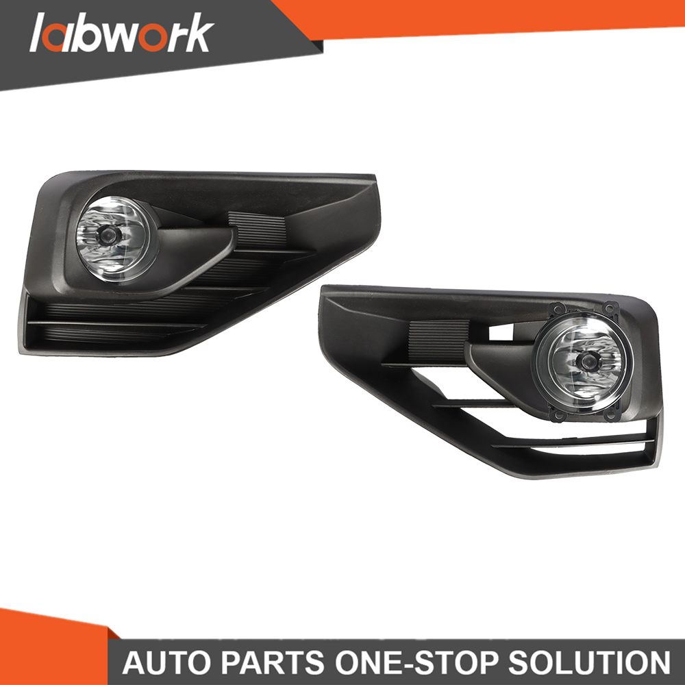 TOPPARTZ Fog Lights For 2017-19 Nissan Pathfinder + Wiring Switch Clear Lens Pair