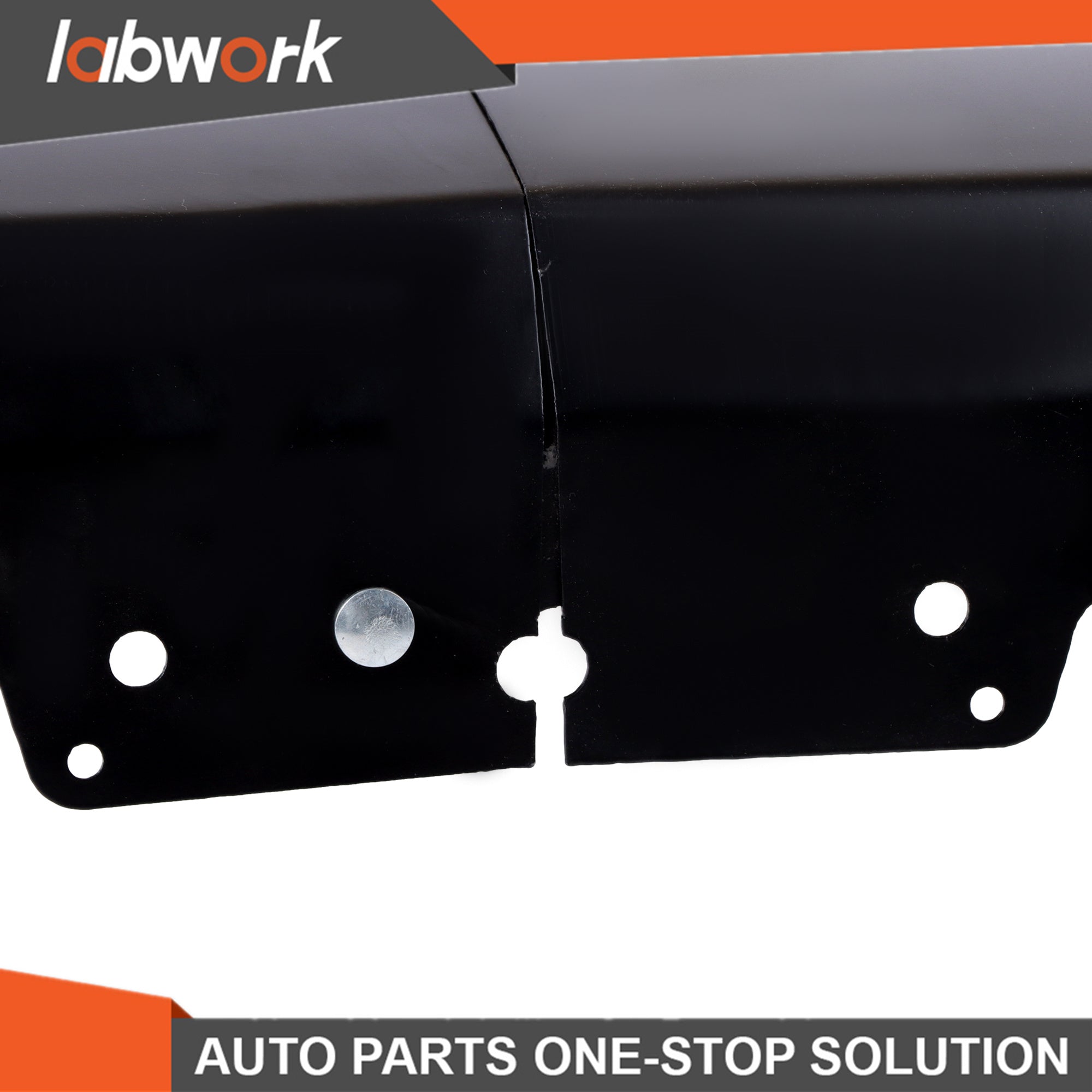 TOPPARTZ Front Bumper Steel For Chevrolet Silverado 1500 2016-18 Black W/o Holes