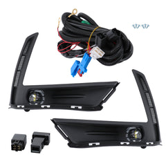TOPPARTZ Front LED Fog Lights Lamp For 2023-2024 Honda CRV CR-V Switch Wire Bezel