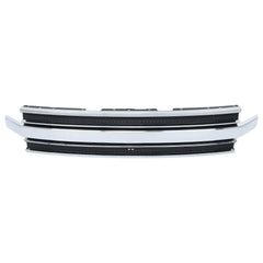 TOPPARTZ Front Upper Bumper Grille With Chrome Trim For 2013-2019 Ford Flex