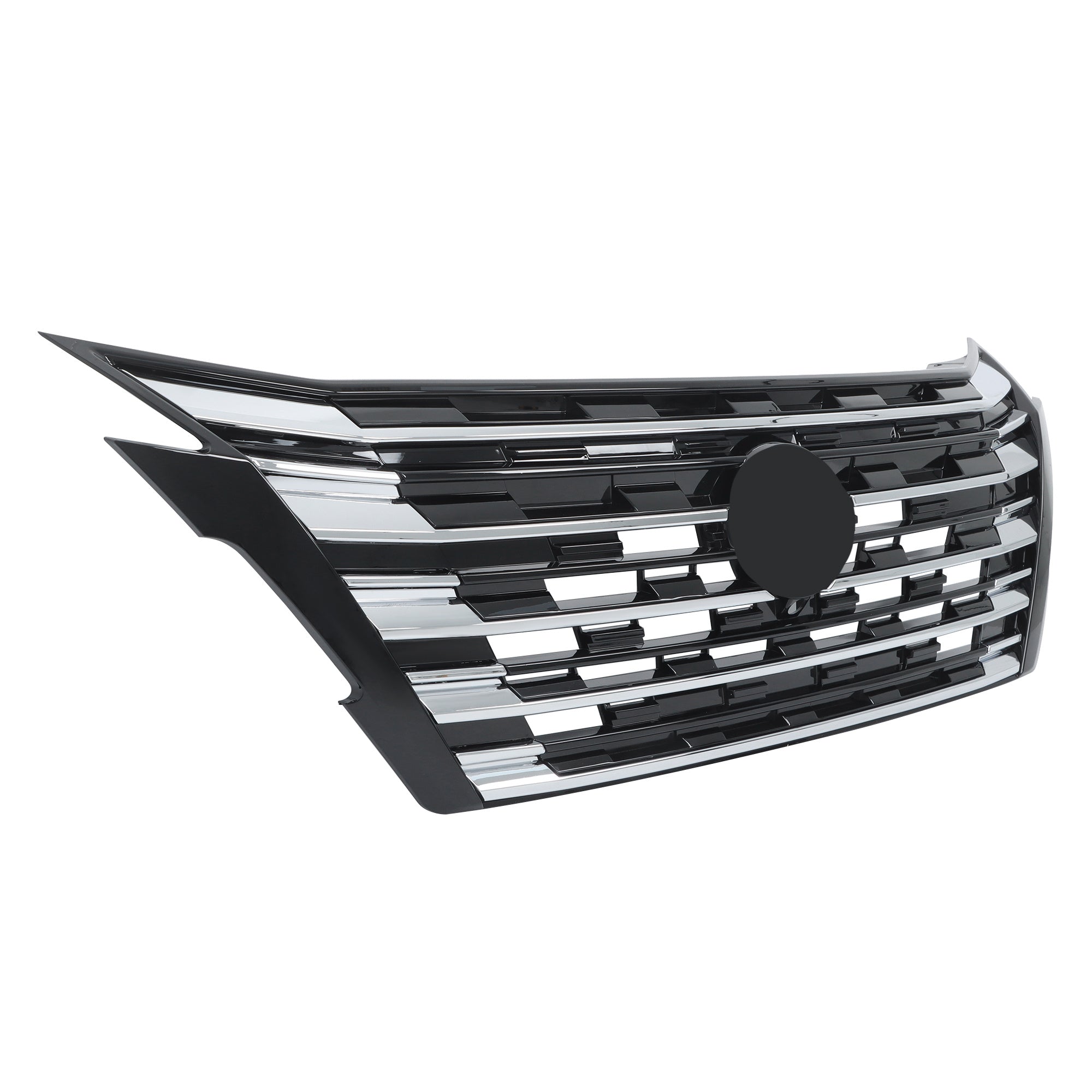 TOPPARTZ Front Grille Chrome & Black W/ Camera Hole For 2024-2025 Nissan Rogue