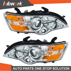 TOPPARTZ Headlights Assy For 2005-2007 Subaru Legacy/Outback Halogen Left&Right