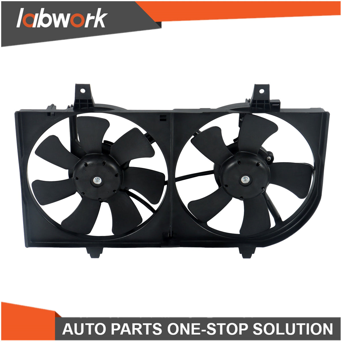 TOPPARTZ Radiator Condenser Cooling Fan Assembly 2002 2003-2006 For Nissan Sentra