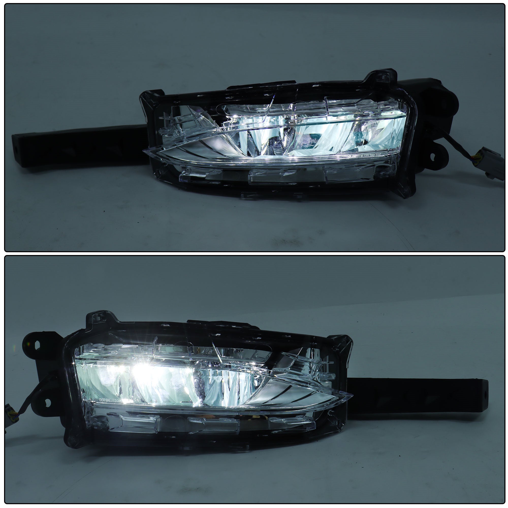 TOPPARTZ LED DRL Fog Lights Lamp For 2020-2022 RX350 RX450h Passenger+Driver Side