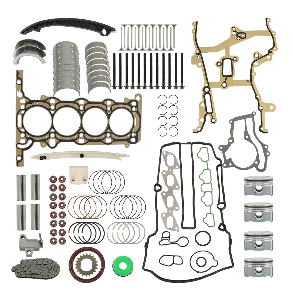 TOPPARTZ For Buick Chevrolet 1.4L Engine Rebuild Piston Bearing Timing Chain Set