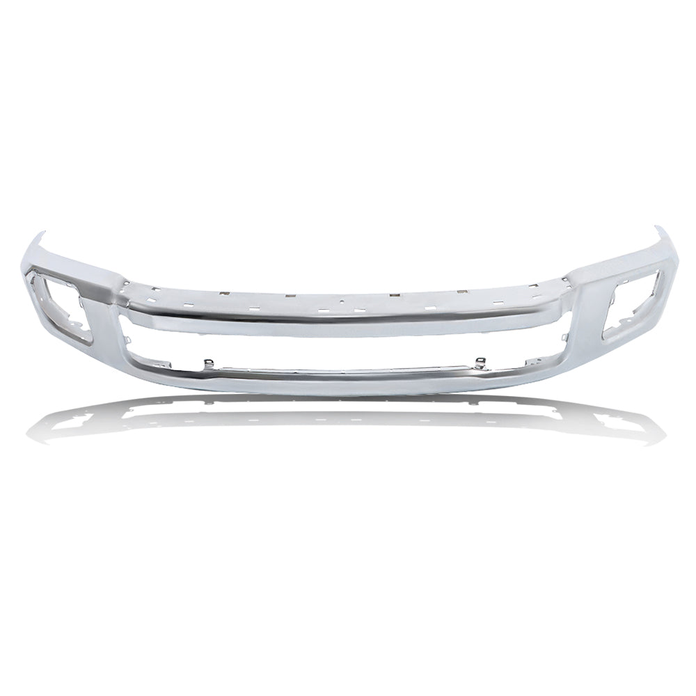 TOPPARTZ Front Bumper For 2020-2022 Ford F250 F350 Chrome Steel W/ Fog Light Hole