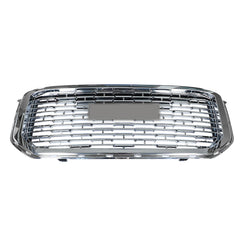 TOPPARTZ Front Plastic Grille Bumper Fit For 2015-2020 GMC Yukon Denali Silver Mesh Upper