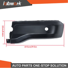TOPPARTZ RH Passenger Rear Bumper End For 2019-2023 Ford Ranger W/ Sensor Hole