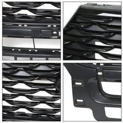 TOPPARTZ Front Grille For 2020-2022 Ford Explorer LB5Z-8200-GC Gloss Black