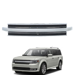 TOPPARTZ Front Upper Bumper Grille With Chrome Trim For 2013-2019 Ford Flex